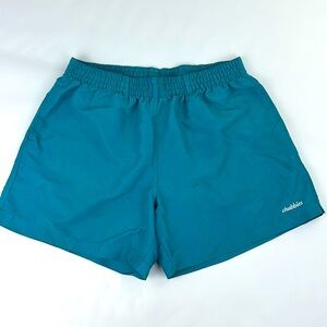 Chubbies Men’s Swimming Trunks. Tropicla Print When Wet. XL. No Liner. Teal.
